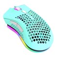 thumbnail image 1 of yeacher BM600 Dual-Mode Wireless Mouse with RGB Lighting, 2.4G & Bluetooth 5.0, Lightweight Design, 3-Level DPI Adjustment, Green Color Option, 1 of 6