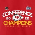 thumbnail image 4 of Men's Fanatics Red Kansas City Chiefs 2022 AFC Champions Shadow Cast Big & Tall T-Shirt, 4 of 4