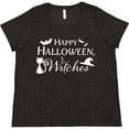 thumbnail image 3 of Inktastic Happy Halloween, Witches Women's Plus Size T-Shirt, 3 of 5
