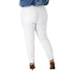thumbnail image 5 of Pantalones Vaqueros Lavado Elásticos De AltuMedTalGrande Vaqueros Pitillo PaMujer Blanco XXL, 5 of 6