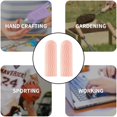 thumbnail image 5 of 6 PCS Finger Cots - Protectores de dedos Guantes de gel para dedos Cubre mangas de dedos Protectores para piel agrietada, dedo en gatillo y más, tamaño grande, 5 of 5