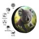 thumbnail image 4 of Balery Daisy Koala Cubiertas para Neumáticos - Protector Resistente para Neumáticos de Camioneta, SUV, Remolque, Camper y RV-17 inch, 4 of 6