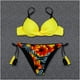 thumbnail image 2 of Traje de baño dividido de bikini sin espalda estampado con aro cómodo para mujer con almohadilla en el pecho OAVQHLG3B Store lin121212, 2 of 3