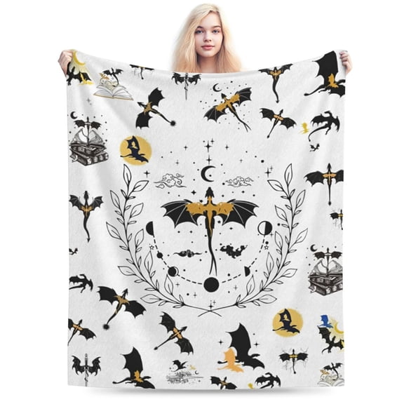 Dragon Wing Blanket Dragon Merch Gift for Teen Adult Throw Blankets 50x40