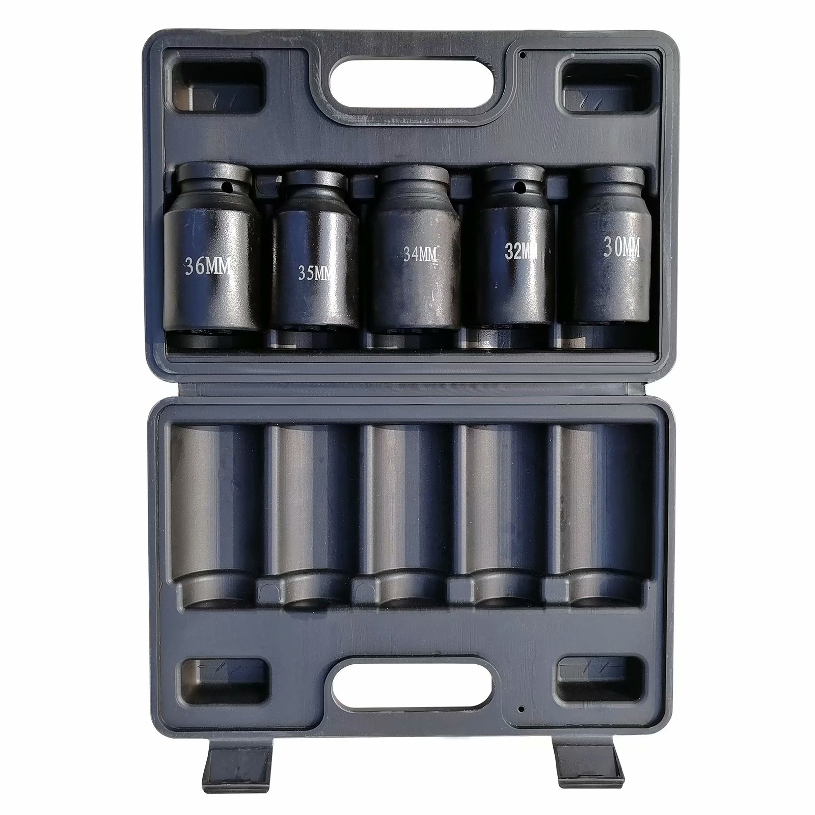 5 pcs 1/2" Drive Square 12 Point MultiTooth 12Edge Nut Impact Socket