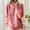 006 Pink, variant on Women's Cable Knit Long Sleeve Open Front Cardigan Casual Crew Neck Button Down Sweater Coat Outwear
