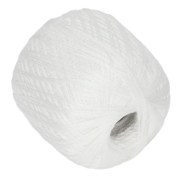 Hilo de crochet, hilo de encaje, hilo antiencaje blanco, hilo para tejer, meticulosamente diseñado