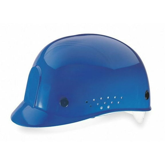 Bump Cap, Front Brim, Perforated Sides, Pinlock Suspension, 6 1/2 to 8, Blue