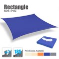 thumbnail image 2 of Sun Shade Sail Rectangle 6.5/10/12/13/16FT Waterproof Outdoor Garden Patio Party Sunscreen Awning Canopy 98% UV Block With Free Rope, 2 of 7