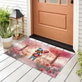 thumbnail image 3 of Happy Valentine’s Day Adorable Rhodesian Ridgeback Puppy Holding Heart Balloon Doormat Ridgebacks Dog Lover Gifts Indoor Outdoor Welcome Mat - 00030, 3 of 5