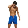 thumbnail image 6 of Tyhengta Men's Swim Trunks Quick Dry Beach Shorts with Zipper Pockets and Mesh Lining Deepblue 32, 6 of 8