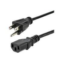 StarTech 25' Standard Computer Power Cord with NEMA5-15P to C13 Connectors, 18 AWG