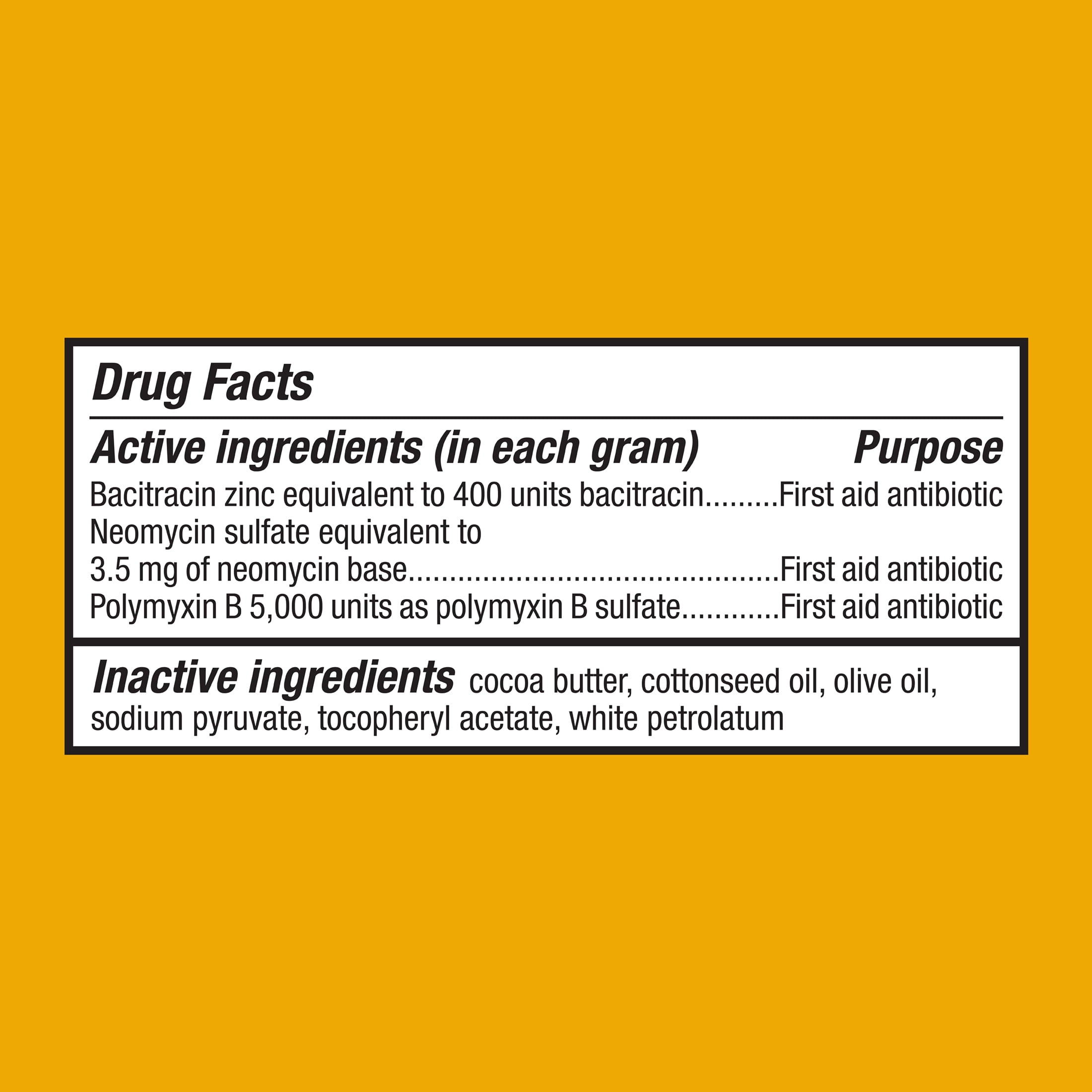 Equate First Aid Triple Antibiotic Ointment, 1 Oz