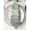 thumbnail image 2 of Sage Green Grey Ombre Cloth Napkins Washable Set of 8, Modern Abstract Art Aesthetics Reusable Dinner Table Napkins Cloth Bulk for Weddings Kitchen Restaurants Hotel Events Parties 20 x 20 Inch, 2 of 9