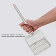 thumbnail image 3 of Cat Litter Scoop, Stainless Steel Long Handle Cat Scooper Non Stick Slat Litter Sifting Shovel, Chicken Poop Scooper, Cat Litter Box Scooper Sifter Shovel, Pet Pooper Scooper, 3 of 7