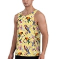 thumbnail image 2 of Xecao Bright Birds Men's Tank Top Workout Quick Dry Sleeveless Gym Jogging Muscle Shirts Summer Swim Beach Tops, 2 of 9
