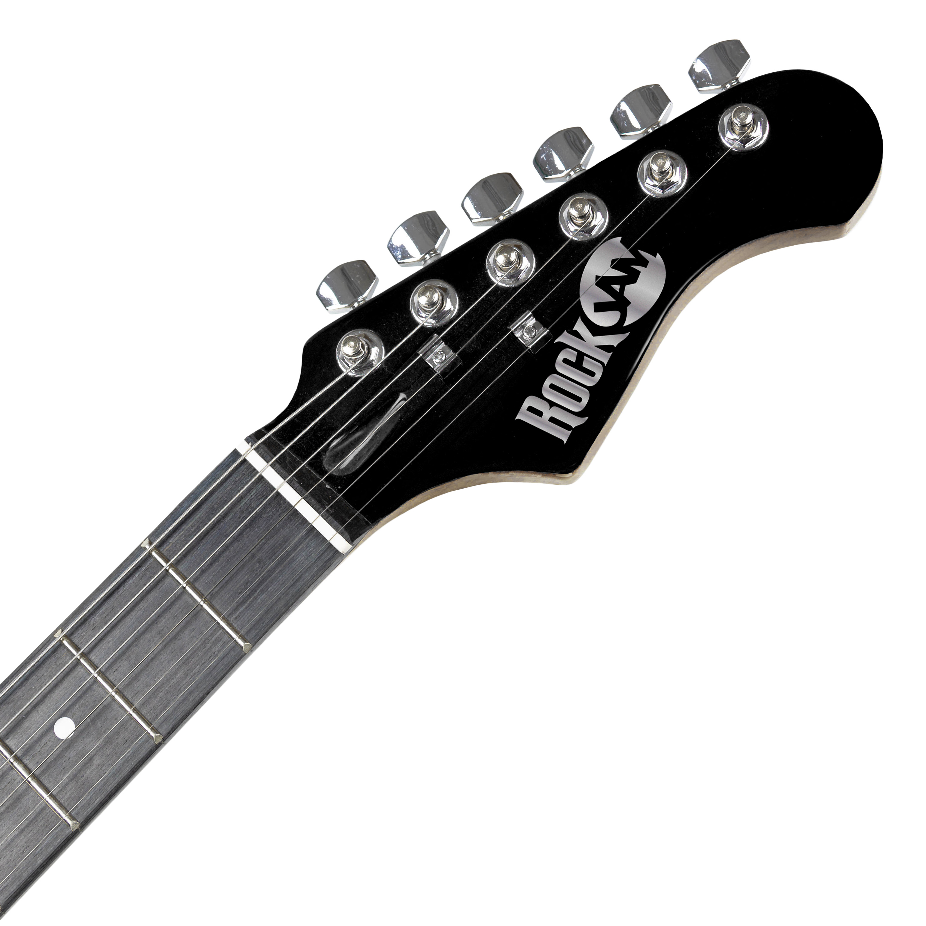 RockJam Right-Handed Solid Body Electric Guitar Black photo 5