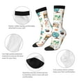 thumbnail image 6 of Goofa Travel1 Printed Men's Crew Socks, Soft Durable Breathable Moisture-Wicking with Odor Control Cotton socks, 6 of 9