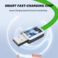thumbnail image 2 of Cable de carga Chubbycable Chubby 2.0 USB-C a USB-C de 1 m, naranja, 2 of 7