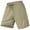 Khaki, variant on Men Lightweight Quick Dry Sports Shorts XS‑XXXL Elastic Waist Drawstring Workout Running Gym Casual Outdoor Short Pants