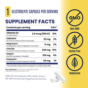 SaltStick Electrolyte Capsules with Vitamin D, Salt Pills for Running and Sports, 100 Capsules