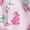 palm springs poodle, variant on Womens Cozy Stretch Jersey Pajama Set - Short Sleeve Button Down Top & Long Pants