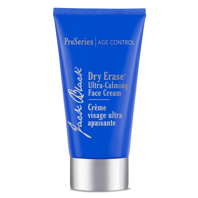 Crema facial ultracalmante de borrado en seco Jack Black, 2.5 onzas líquidas