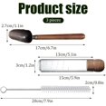 thumbnail image 2 of Realand Tea Infuser for Loose Leaf Tea, Glass Tea Infuser Tea Strainer with Teaspoon & Cleaning Brush, Reusable Loose Leaf Tea Steeper with Cork, Tea Diffusers for Loose Tea, 2 of 7