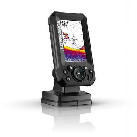 Lowrance Eagle-4x: 4" IPS Portrait Depth Sounder Fish Finder: Bullet Transducer