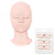 thumbnail image 1 of Cabeza de maniquí de pestañas CHAO con párpados reemplazados color de piel natural, 1 of 5