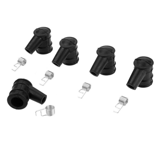 Mosiee =5 Sets=2-Stroke Ignition Coil Cap With Springs Set For 4500 5200 5800 Chainsaw Replacement Parts Garden Power Tools Accessories