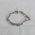 thumbnail image 1 of Pulsera con botón de palabra en forma de ángulo de joyería, cadena personalizada, diseño de nicho, tendencia de acero inoxidable, estilo coreano, 1 of 5