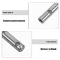 thumbnail image 3 of WEUVEB Furniture Builders Silver Cabinet Railing Connector Post 2Pcs 1.97X0.39X0.39In, 3 of 8