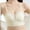 White, variant on French Lace Bralette-Wireless Seamless Backless Comfort Bra/Sport Bras Plus Size,Green