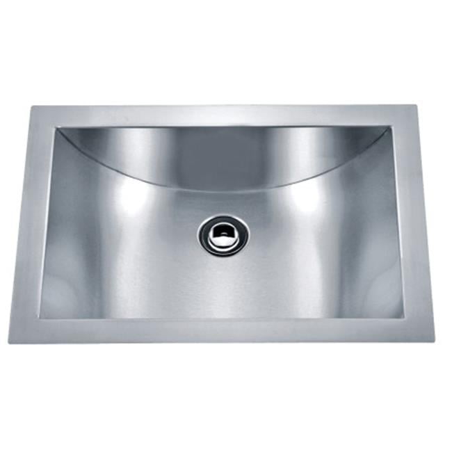 Ruvati Rvh6110 Ariaso Brushed Bathroom Sink Undermount Stainless Steel