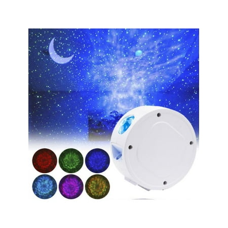 

Star Light 13 Colors Projector LED Starry Sky Ocean Wave Night Lamp Bluetooth Speaker Gift 360 Degree Rotation