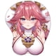 thumbnail image 1 of Genshin-alfombrilla de ratón con muñequera 3D de impacto, reposamuñecas de silicona, Anime Sexy, Ganyu Kokomi Guard Pad para PC Gamer Mouse Mat LIUWENJING unisex, 1 of 2