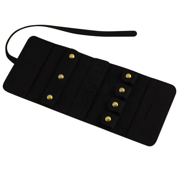 JWDX Storage Bags Clearance, Small Travel Jewelry Organizer Roll Bag Mini Size & Light Weight Portable for Daily and Travel Use Perfect for Rings Necklaces Earrings and Bracelets