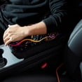 thumbnail image 6 of Musical Note Soft Furry Printed Car Armrest Pad Mat Accessory - 12.5x8.2 Inch Comfortable Armrest Accessories, 6 of 6