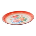 thumbnail image 5 of TAILTOSS Vintage Serving Round Platter Enamel Plate Multi 1Set, 5 of 8