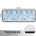 thumbnail image 5 of Kitchen Rugs Sets Of 2,Pioneer Flower Floral Print Pattern Anti Fatigue Kitchen Mat Rugs Non Slip Washable,Decorative Kitchen Floor Mats for Kitchen,Sink,Laundry,17"x47"+17"x47", 5 of 5