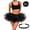 Black, variant on Tutu Skirt for Women, Adult Fluffy Tulle Skirt for Party Costume, Festival Outfit and Dance Dress Up Black