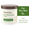 thumbnail image 2 of Aveeno Daily Moisturizing Body Cream Lotion for Normal, Dry, Sensitive Skin, 15 oz, 2 of 13