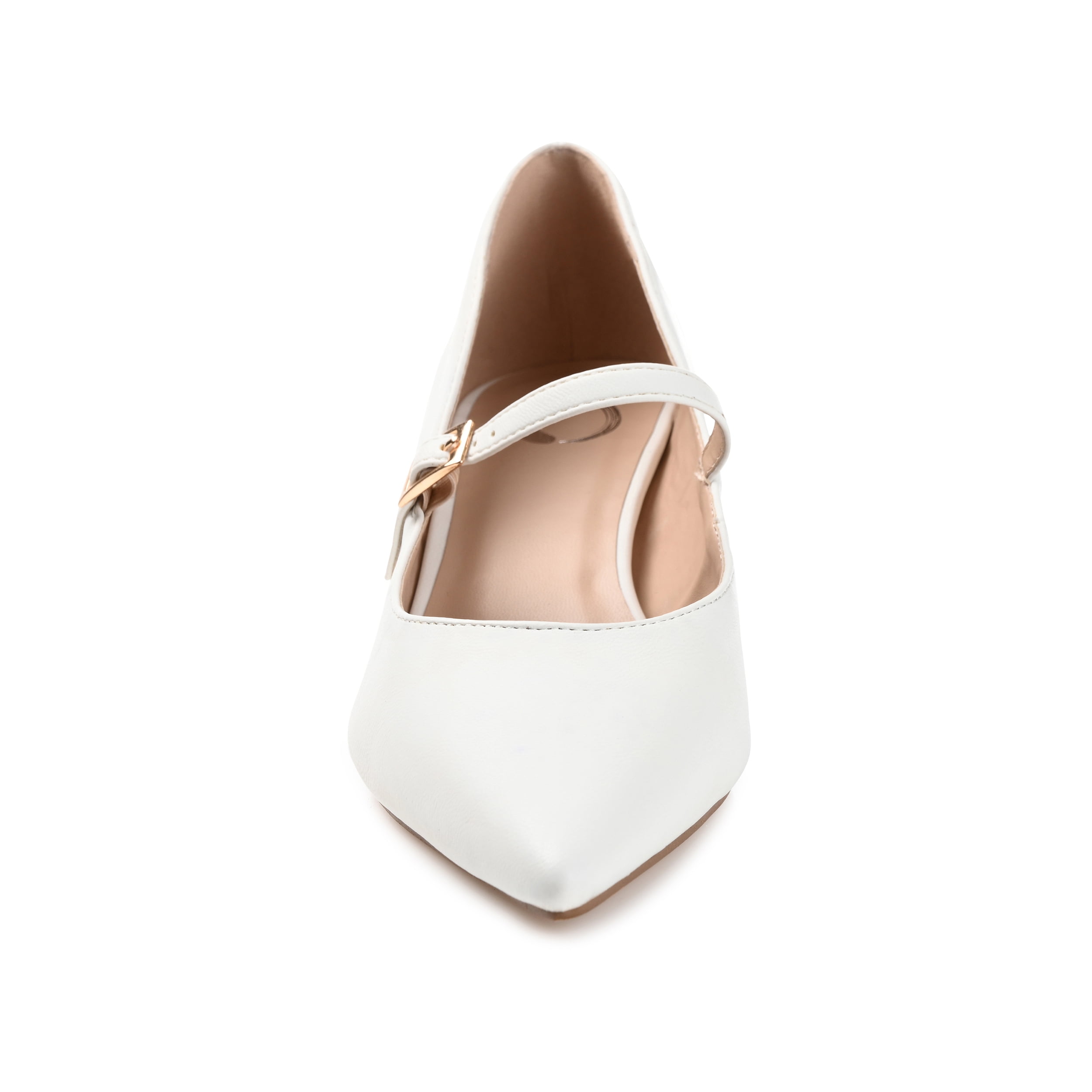Journee Womens Manza Kitten Heel Mary Jane Pointed Toe Pumps, Widths Available