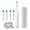 White, variant on 1-Pack Adult Rotating Electric Toothbrush | 3 Cleaning Modes, 4 DuPont Soft Brush Heads, 1 Travel Case | USB-C Rechargeable, IPX7 Waterproof (White)