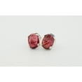 thumbnail image 3 of Natural Red Tourmaline Sterling Silver Earrings NT151, 3 of 8