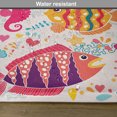 thumbnail image 6 of Ambesonne Cartoon Place Mats Set of 4, Underwater Fish, Standard Size, Multicolor, 6 of 6