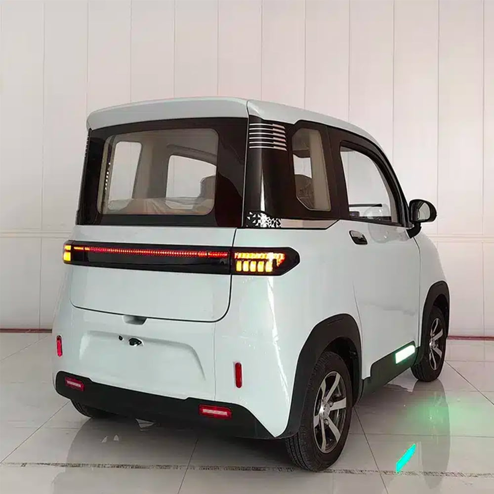 Enclosed Two-Seater Electric Mobility Scooter with 4 Wheels, 2200W Motor, 550 lb Load Capacity