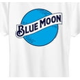 thumbnail image 3 of Blue Moon - Round Logo - Belgian Beer Adult Beverage - Women's Short Sleeve Graphic T-Shirt, 3 of 5