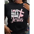 thumbnail image 1 of Love Jesus Cotton Women's T-Shirt Comfort Edition, Women's Clothing Tee For Adult, Men, Women, Teen, Teenager, Adolescent, Youth, 1 of 8